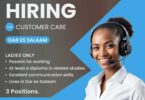 We are hiring Customer Care, M-KADI